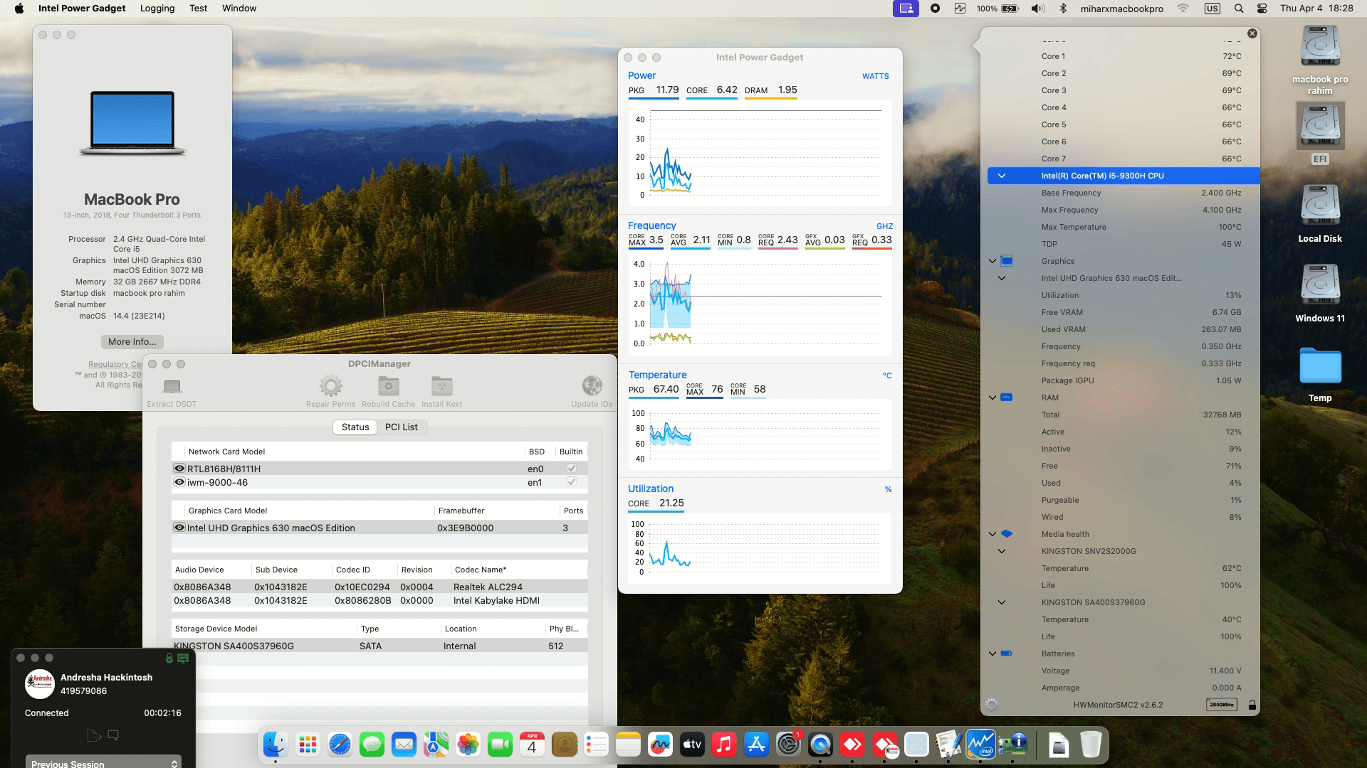 Asus ROG Strix G G531G DBQ086T [CoffeeLake   Intel UHD 630 + I2C]   OpenCore 1